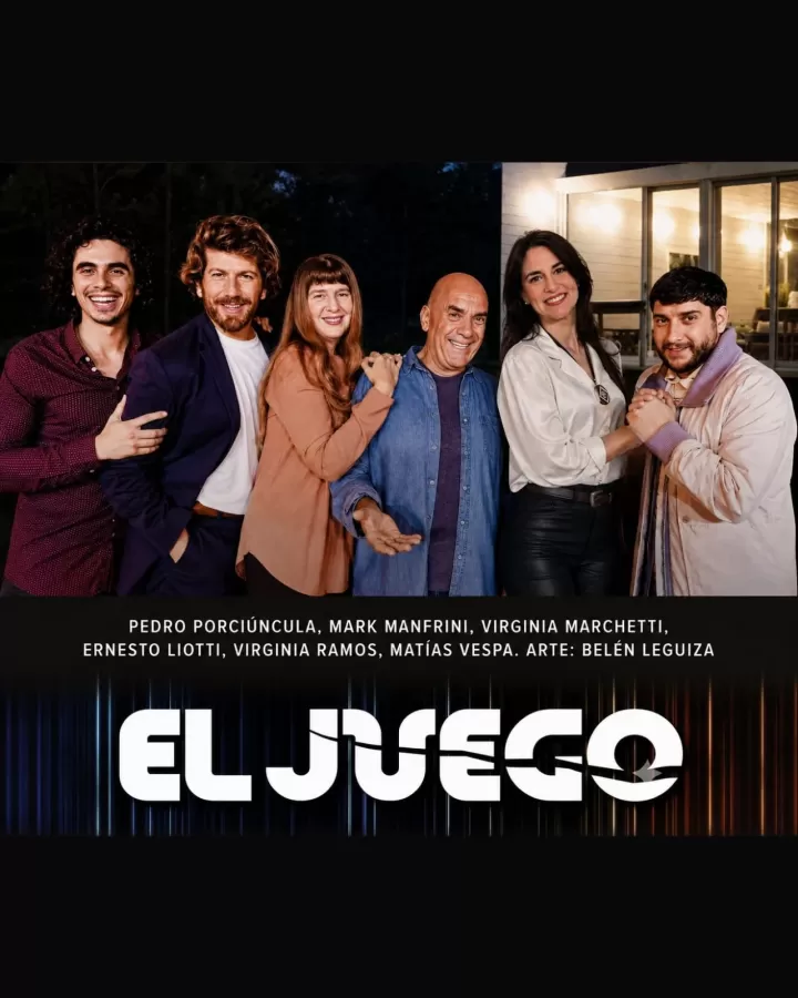 Afiche de la obra El Juego en La Gringa Teatro, Montevideo