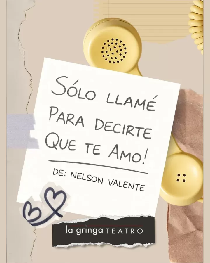 Afiche de Sólo llamé para decirte que te amo